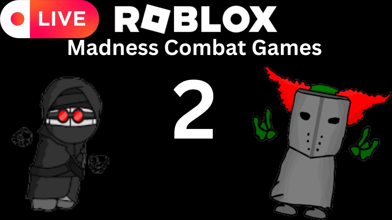 Playing Madness Combat Games on Roblox LIVE 